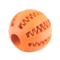 Interactive Rubber Dog Chew Ball - Teeth Cleaning & Training Toy