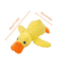 Calming Duck Plush Toy with Quacking Sound - Interactive Chew Pillow for Dogs