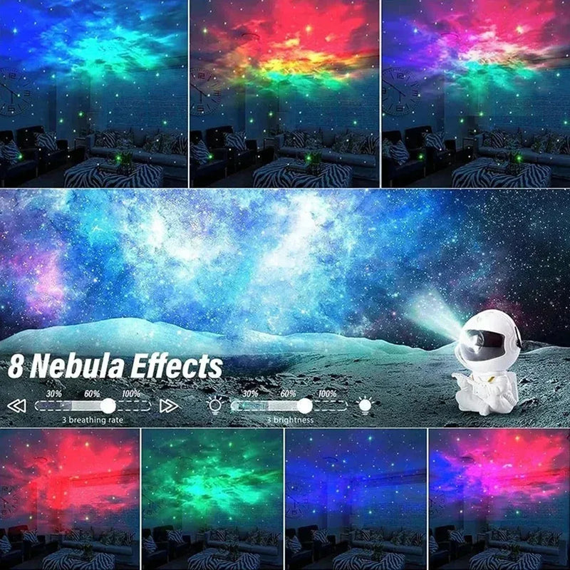 Astronaut Star Projector Night Light with Remote Control 360 Adjustable Design Bedroom Nebula Galaxy Projector Lights Kids Gift